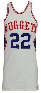 1974-1975 Mike Green ABA Denver Nuggets Game-Used Home Uniform