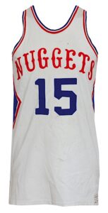 1974-1975 Pat McFarland Denver Nuggets Game-Used Home Jersey