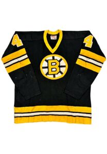 1974-75 Bobby Orr Boston Bruins Game-Used Road Jersey