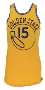 1974-75 Charles Dudley Golden State Warriors Game-Used Home Jersey