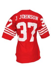 1974/75 Jimmy Johnson San Francisco 49ers Game-Used Home Jersey