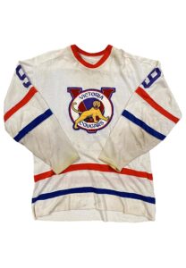 1974-75 Mel Bridgman/Jeff McDill Victoria Cougars Game-Used Jersey