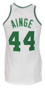 1974-75 Paul Westphal Boston Celtics Game-Used Home Jersey Re-Issued to and Worn By Danny Ainge During His Rookie Era 