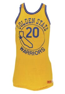 1974-75 Phil Smith Rookie Golden State Warriors Game-Used Home Uniform