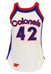 1974-75 Ron Thomas Kentucky Colonels ABA Game-Used Home Uniform