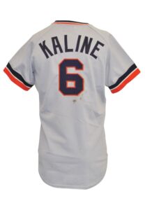 1974 Al Kaline Detroit Tigers Game-Used Road Jersey