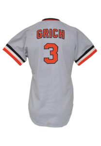 1974 Bobby Grich Baltimore Orioles Game-Used & Autographed Road Jersey