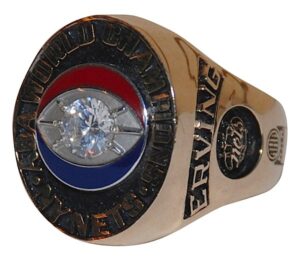 1974 Dr. J Julius Erving NY Nets ABA Champions Ring