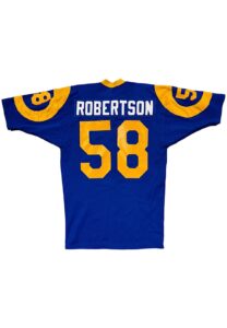 1974 Isiah Robertson Los Angeles Rams NFC Divisional Playoff Game-Used Jersey