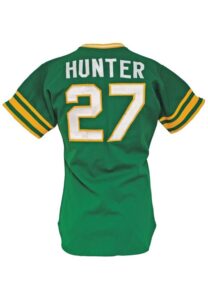 1974 Jim “Catfish” Hunter Oakland Athletics Game-Used Road Jersey