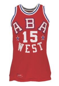 1974 Jimmy Jones ABA Western Conference All-Star Game-Used Road Uniform