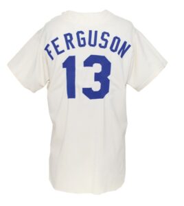 1974 Joe Ferguson LA Dodgers Game-Used Home Jersey