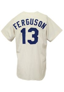 1974 Joe Ferguson Los Angeles Dodgers Game-Used Home Jersey