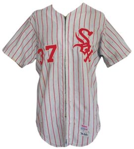 1974 Joe Lonnett Chicago White Sox Coaches Worn Home Knit Jersey