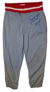 1974 Joe Morgan Cincinnati Reds Game-Used & Autographed Road Pants