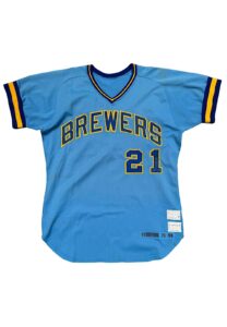 1974 John Vukovich Milwaukee Brewers Game-Used Jersey