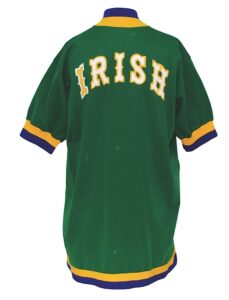 1974 Notre Dame Fighting Irish Worn Warm-Up Jacket (Style Matched to UCLA's Win-Streak Snapping Game)