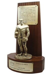 1974 Rocky Bleier Whizzer White Award