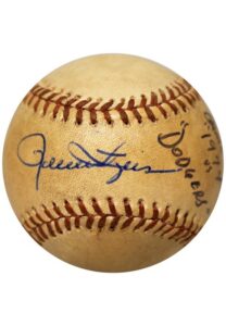 1974 Rollie Fingers Oakland A’s Game-Used, Autographed & Inscribed World Series Game One ONL Baseball