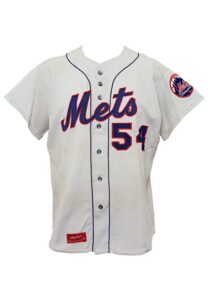 1974 Rube Walker New York Mets Coaches-Worn Road Jersey