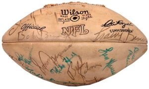 1974 Washington Redskins Team Signed Football