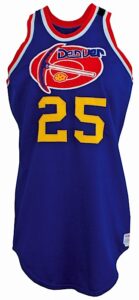 1975-1976 Dan Issel Denver Nuggets ABA Game-Used Road Jersey