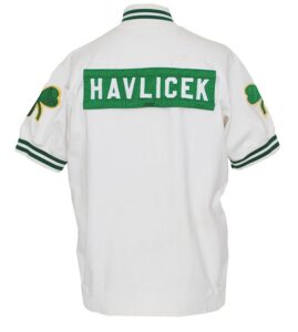 1975-1976 John Havlicek Boston Celtics Worn Home Warm-Up Jacket