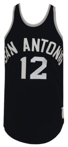 1975-1976 Mike Gale San Antonio Spurs ABA Game-Used Road Jersey