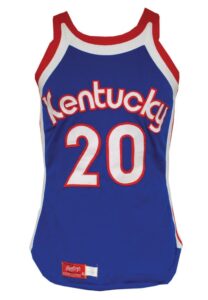 1975-76 Allen Murphy ABA Kentucky Colonels Game-Used Road Uniform