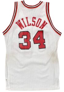 1975-76 Bobby Wilson Chicago Bulls Game-Used Home Jersey