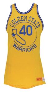 1975-76 Derrek Dickey Golden State Warriors Game-Used Home Jersey 