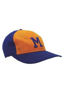 1975-76 Hank Aaron Milwaukee Brewers Game-Used Road Cap