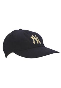 1975-76 Jim “Catfish” Hunter NY Yankees Game-Used Cap