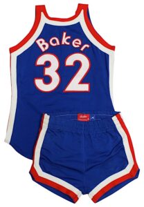 1975-76 Jimmie Baker Kentucky Colonels Game-Used Road Uniform