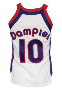 1975-76 Louie Dampier ABA Kentucky Colonels Game-Used Home Jersey