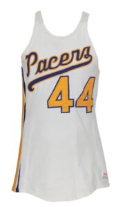 1975-76 Mike Flynn ABA Indiana Pacers Game-Used Home Jersey 