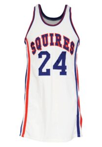 1975-76 Rick Darnell Virginia Squires Game-Used Home Uniform (2)(Team Doctor LOA)(Very Rare)