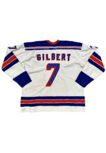 1975-76 Rod Gilbert NY Rangers Game-Used Durene Jersey