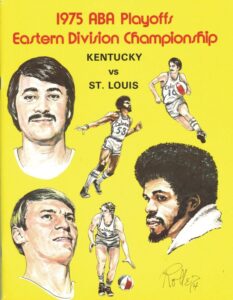 1975 ABA Eastern Division Championship Program – Kentucky vs. St. Louis