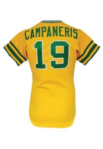 1975 Bert Campaneris Oakland Athletics Game-Used Home Jersey