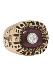 1975 Bill “Spaceman” Lee Boston Red Sox American League Championship Ring