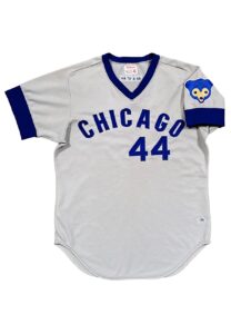 1975 Burt Hooton Chicago Cubs Game-Used Road Jersey