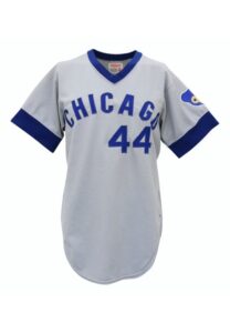 1975 Burt Hooton Chicago Cubs Game-Used Road Jersey