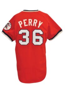 1975 Gaylord Perry Cleveland Indians Game-Used & Autographed Road Uniform