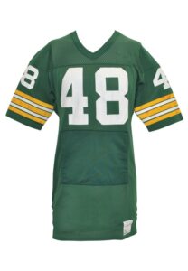 1975 Ken Ellis Green Bay Packers Game-Used Home Jersey