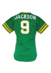 1975 Reggie Jackson Oakland A’s Game-Used Alternate Jersey