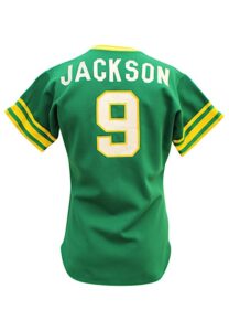 1975 Reggie Jackson Oakland A’s Game-Used & Autographed Road Jersey