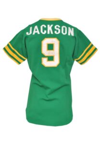 1975 Reggie Jackson Oakland Athletics Game-Used Road Jersey