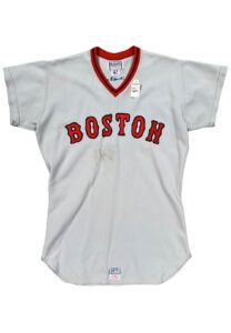 1975 Rico Petrocelli Red Sox Game-Used & Signed Jersey