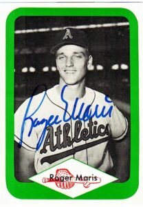 1975 Roger Maris Autographed “Great Plains Greats” Baseball Card